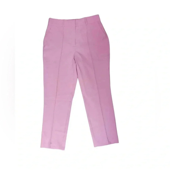 ASOS Y.A.S Mini Cord Wide Leg High Rise Pink Pants Size 8 - Picture 3 of 10